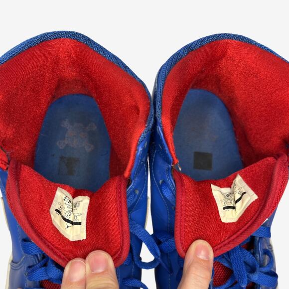 Nike Air Jordan 1 Flight 3 Blue Red White Mens Size 13 Basketball Shoes 2012 - Picture 8 of 12